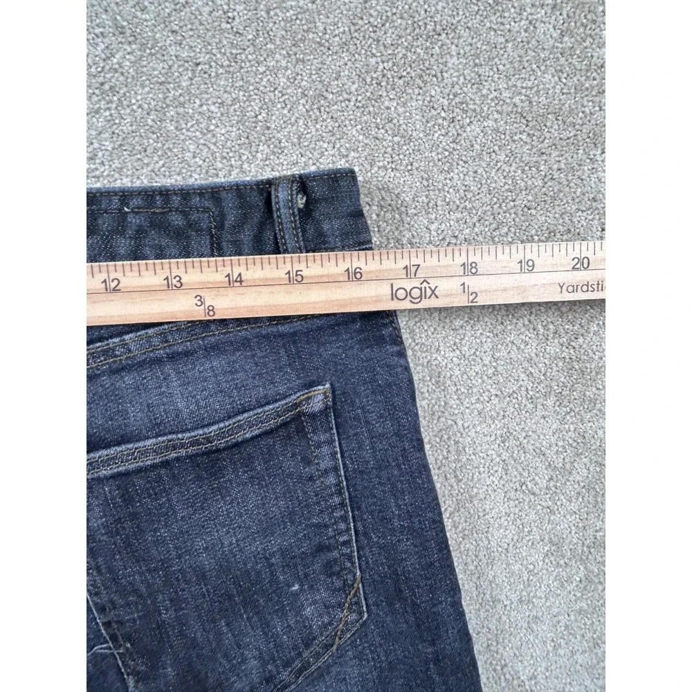 Banana Republic Mens Straight Leg Dark Wash Denim‎ Jeans 31W 30L 1541
